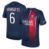 Paris Saint-Germain 2023-24 Verratti 6 Hjemme - Herre Fotballdrakt